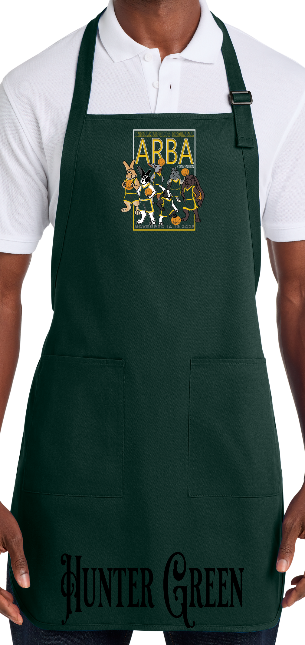 Hoops and Hares Apron
