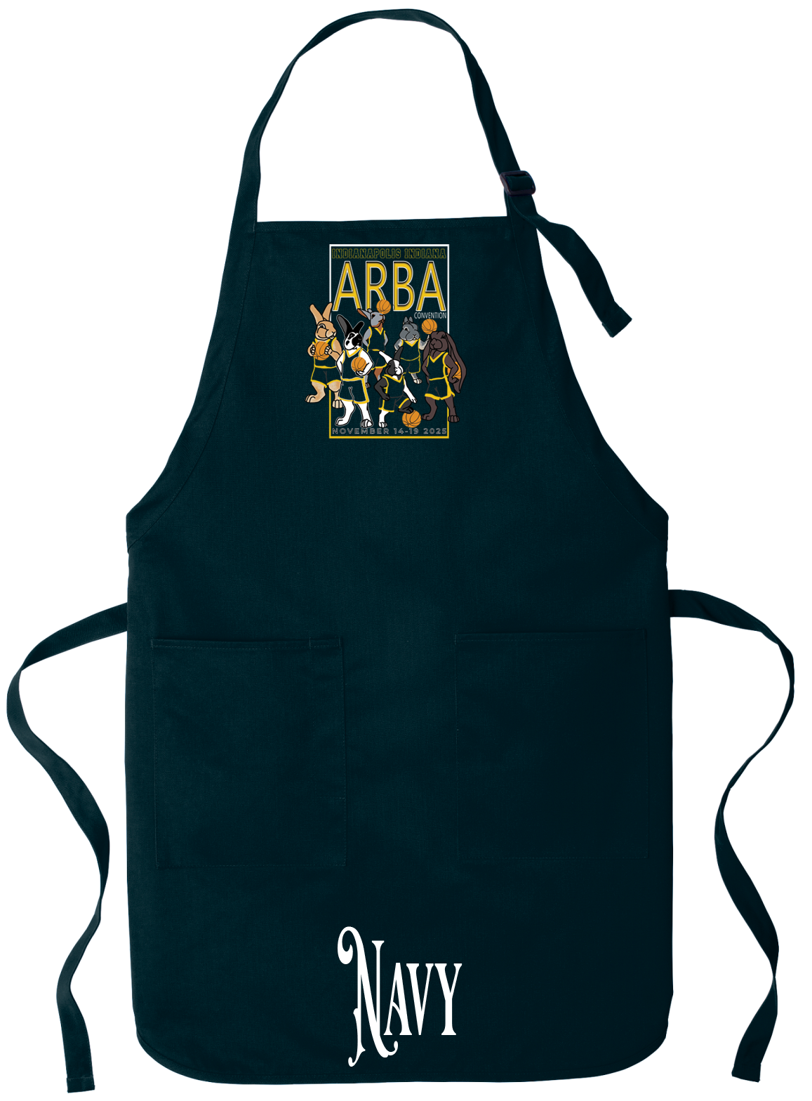 Hoops and Hares Apron