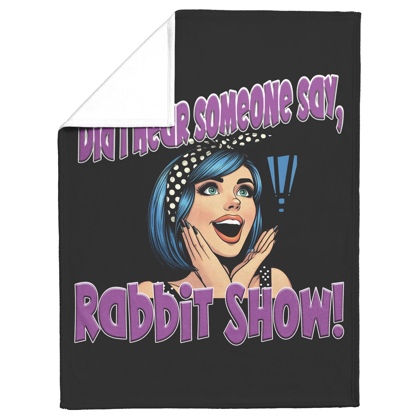 Fleece Blanket-Rabbit Show