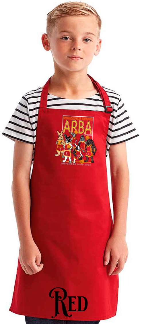 Hoops and Hares Apron YOUTH