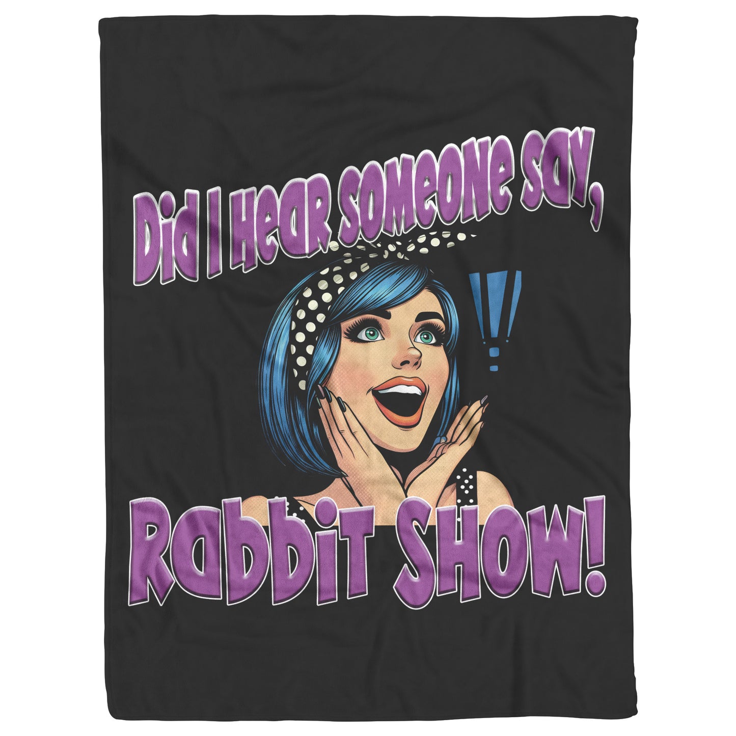 Sherpa Blanket-Rabbit Show