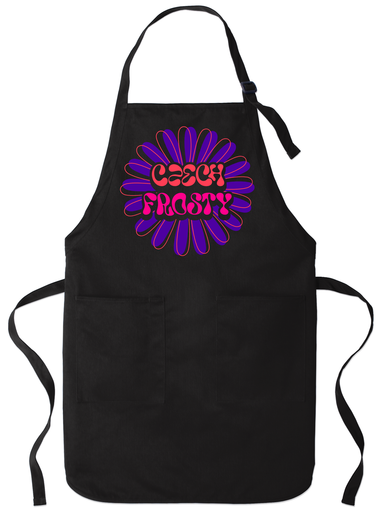 Apron- Czech Frosty Sonic flower