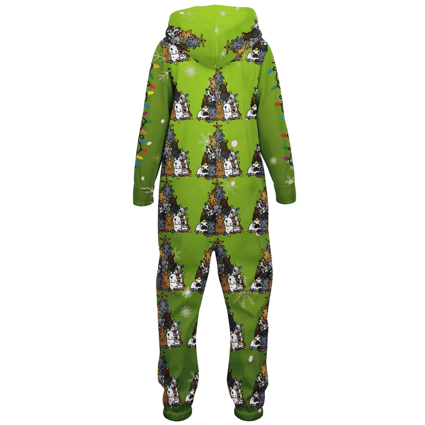 Youth Onesie Holiday Bunny Tree