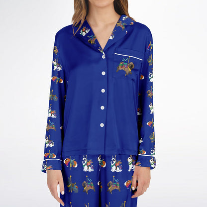 Women's Satin Pajamas-Holland Lop