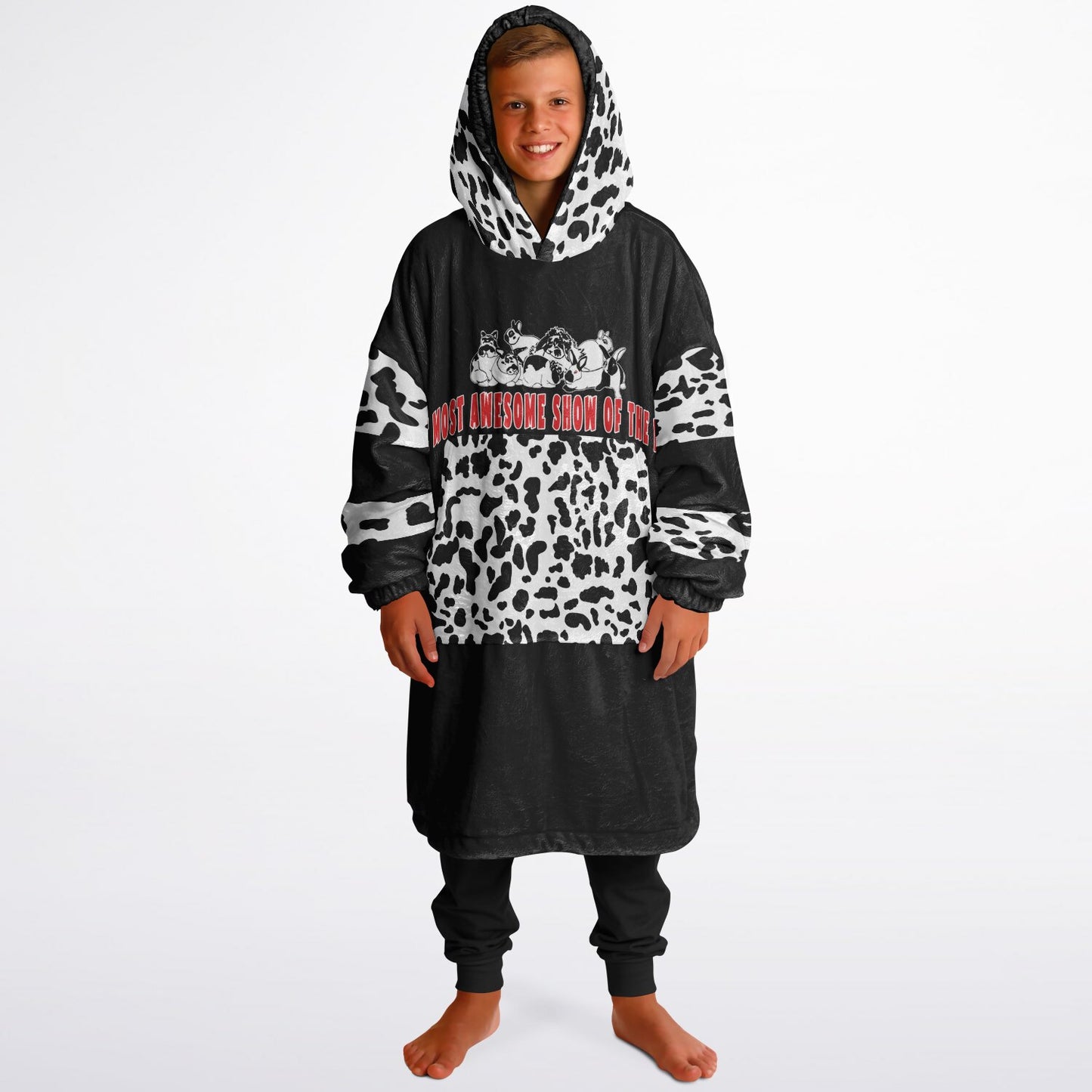 Reversible REALLY Big Hoodie YOUTH Black