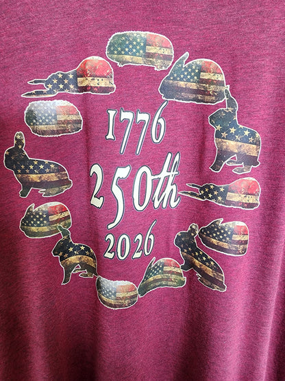 250th July 4th Rabbit Shirt