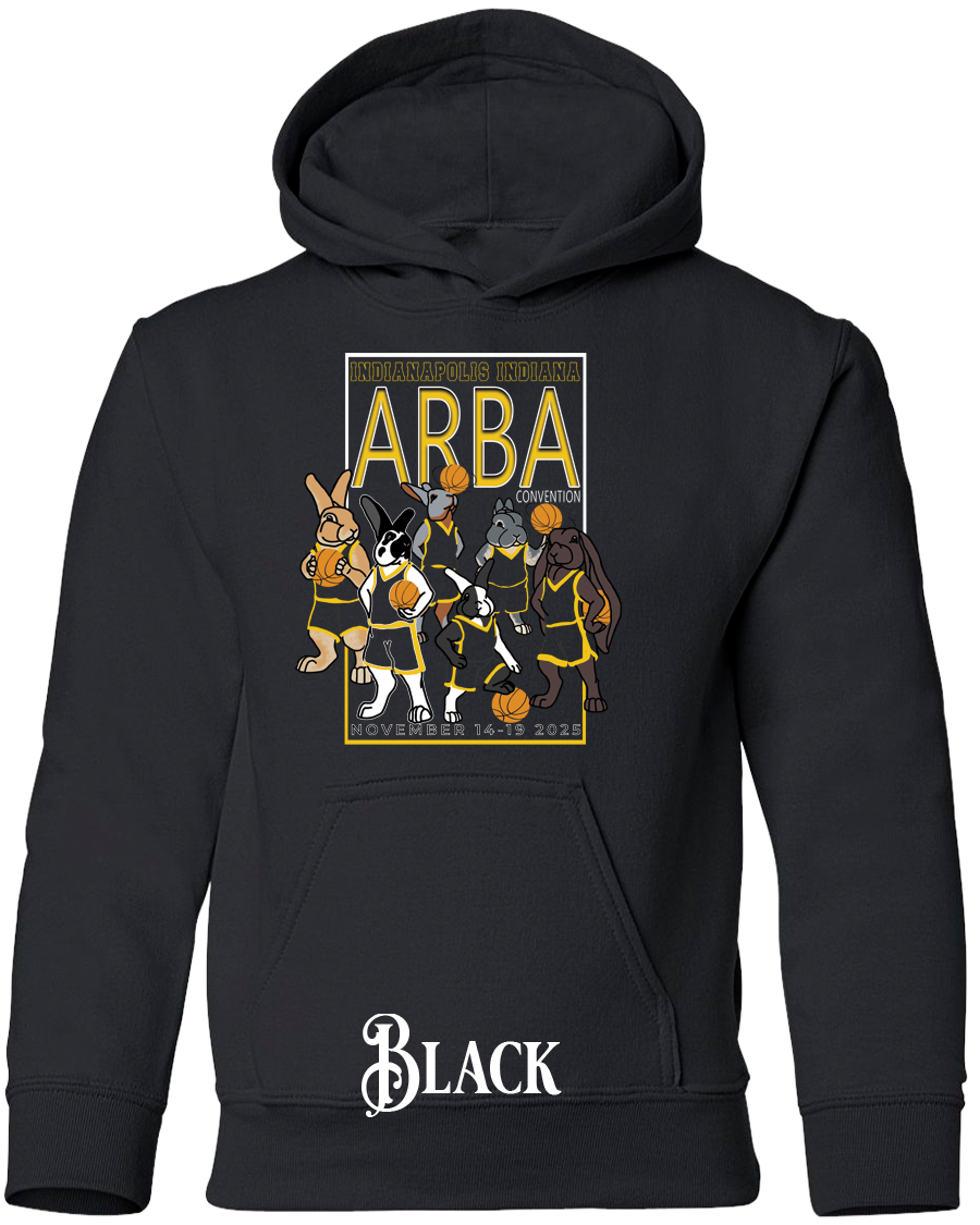 Hoops and Hares YOUTH Hoodie
