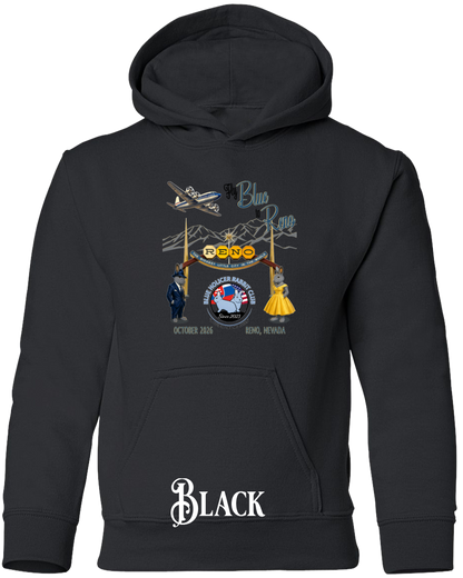 Blue Holicer Fly Blue to Reno YOUTH Hoodie