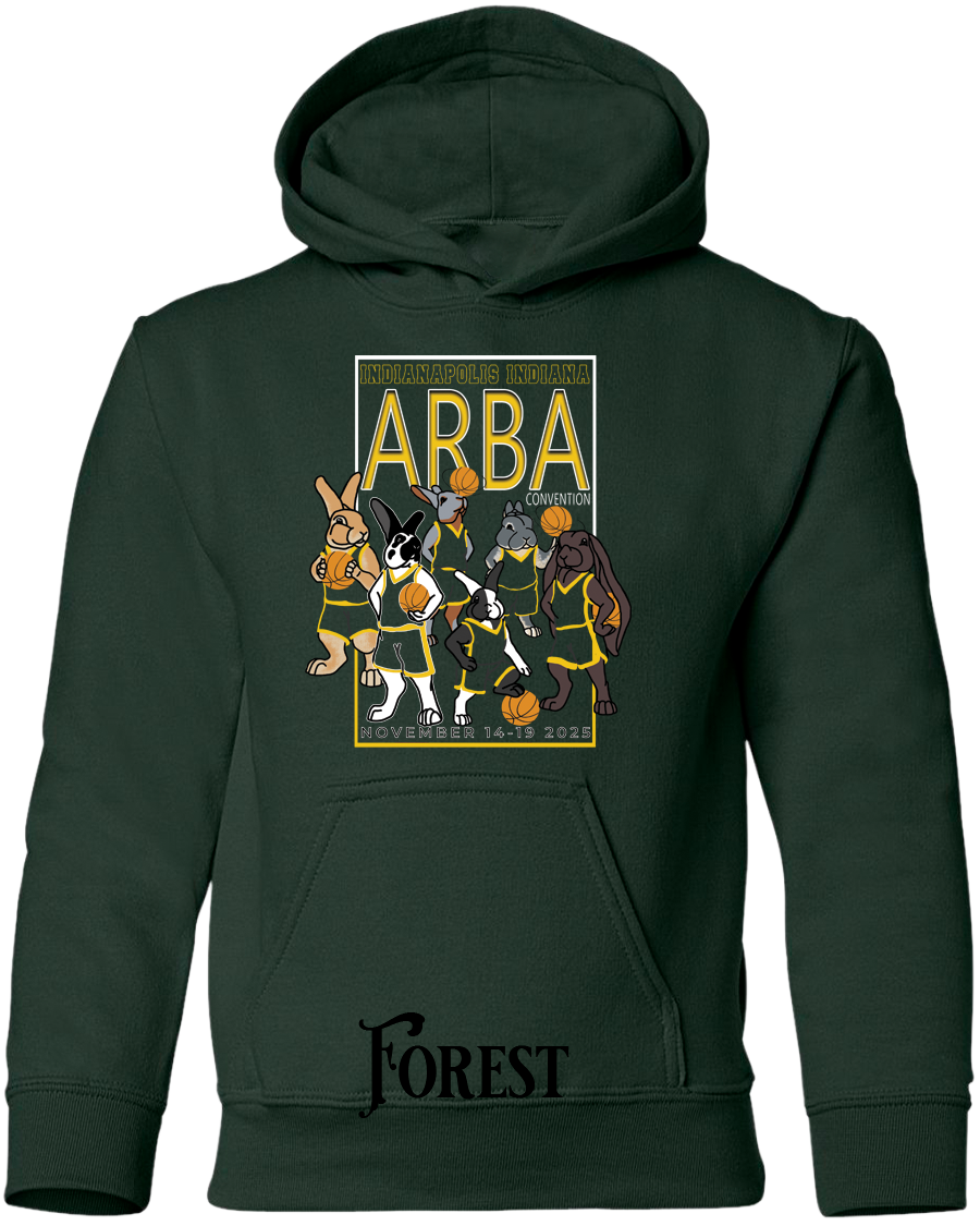 Hoops and Hares YOUTH Hoodie