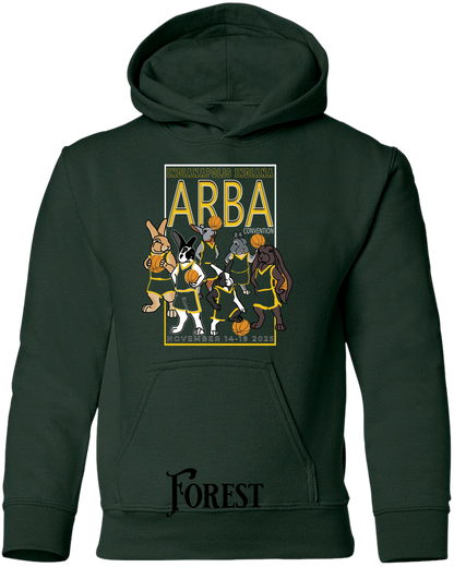 Hoops and Hares YOUTH Hoodie
