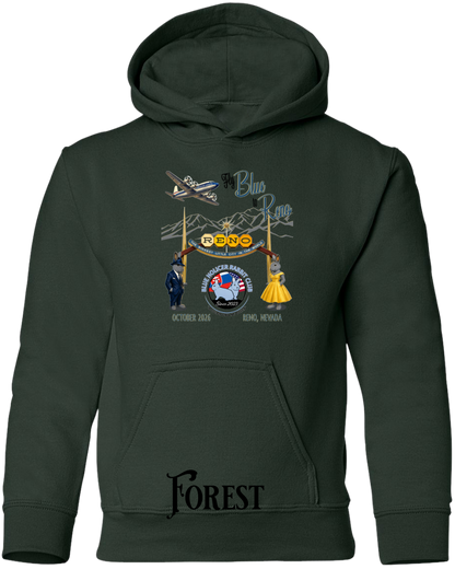 Blue Holicer Fly Blue to Reno YOUTH Hoodie