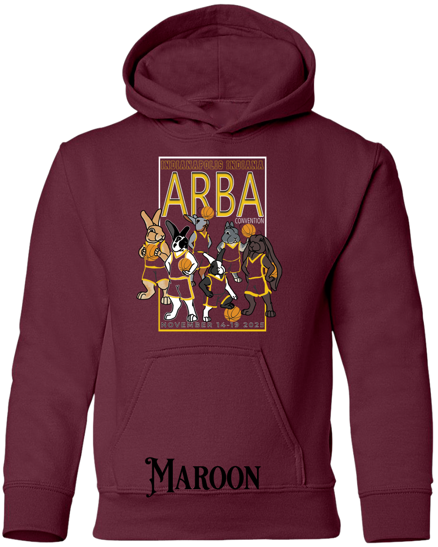 Hoops and Hares YOUTH Hoodie