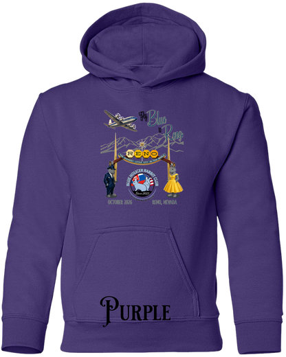 Blue Holicer Fly Blue to Reno YOUTH Hoodie
