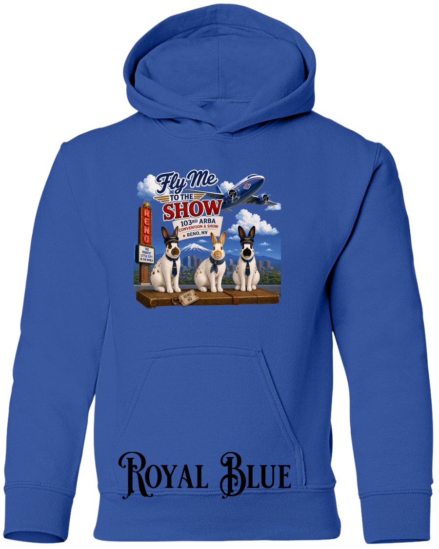 English Spot Fly Me to the Show YOUTH Hoodie