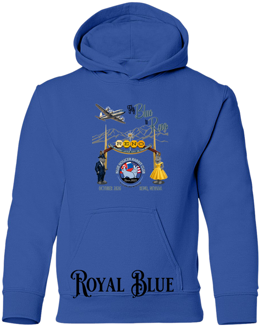 Blue Holicer Fly Blue to Reno YOUTH Hoodie