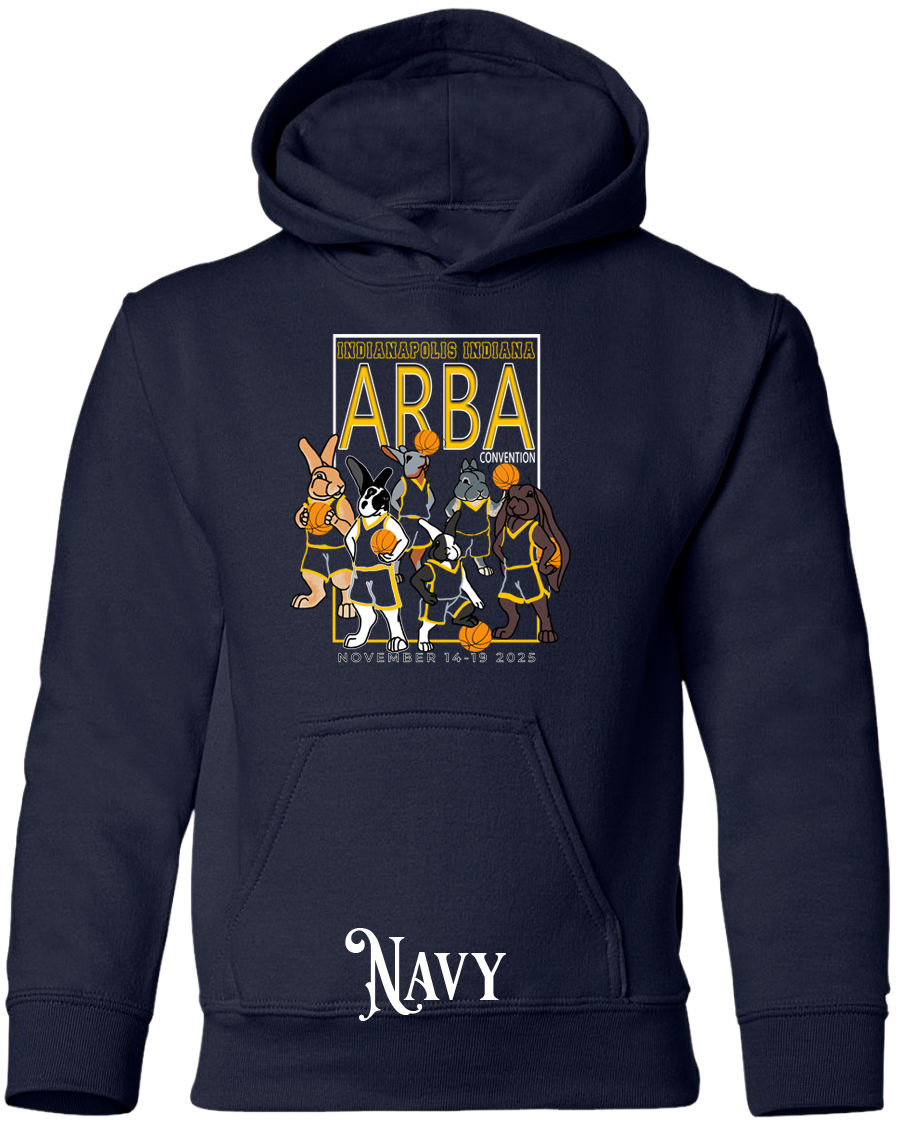 Hoops and Hares YOUTH Hoodie