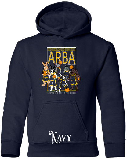 Hoops and Hares YOUTH Hoodie