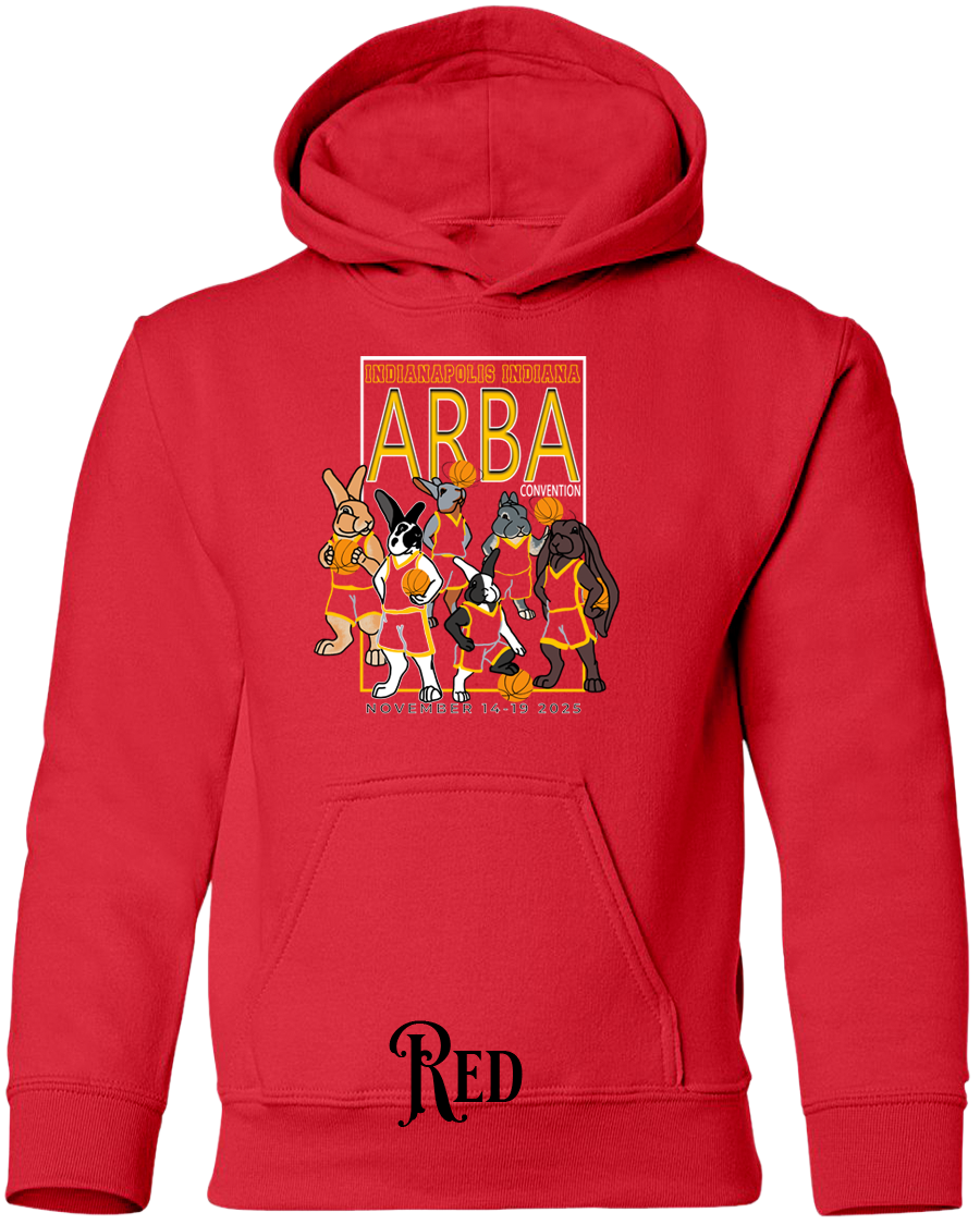 Hoops and Hares YOUTH Hoodie