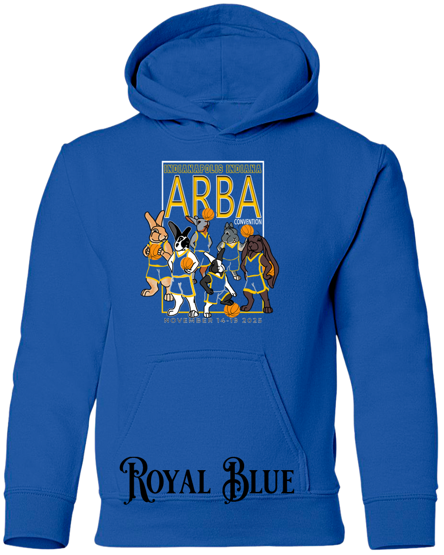 Hoops and Hares YOUTH Hoodie