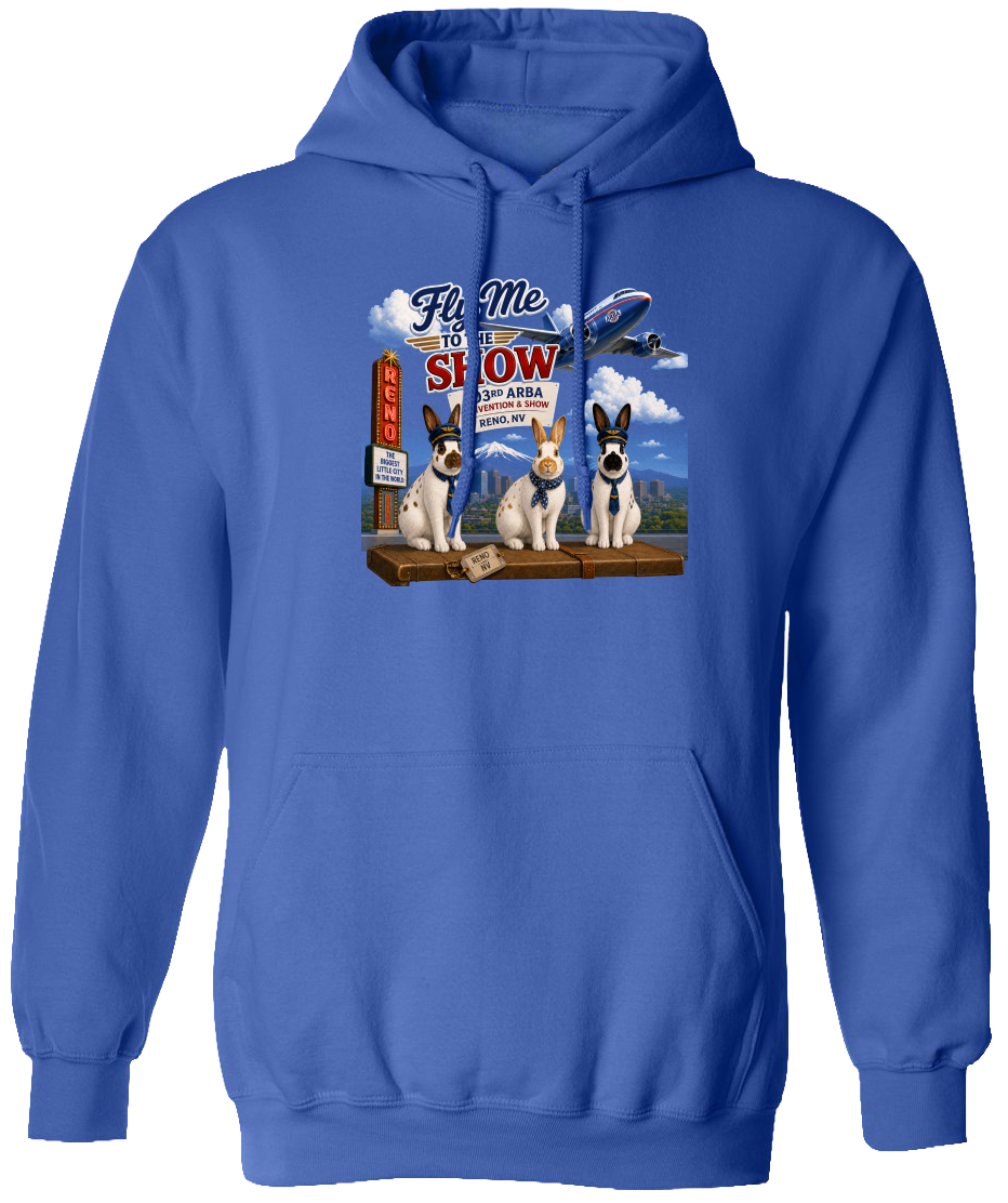 English Spot Fly Me to the Show PLUS SIZE Hoodie