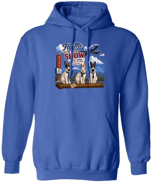 English Spot Fly Me to the Show PLUS SIZE Hoodie