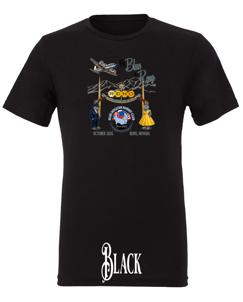 Blue Holicer Fly Blue to Reno T-Shirt