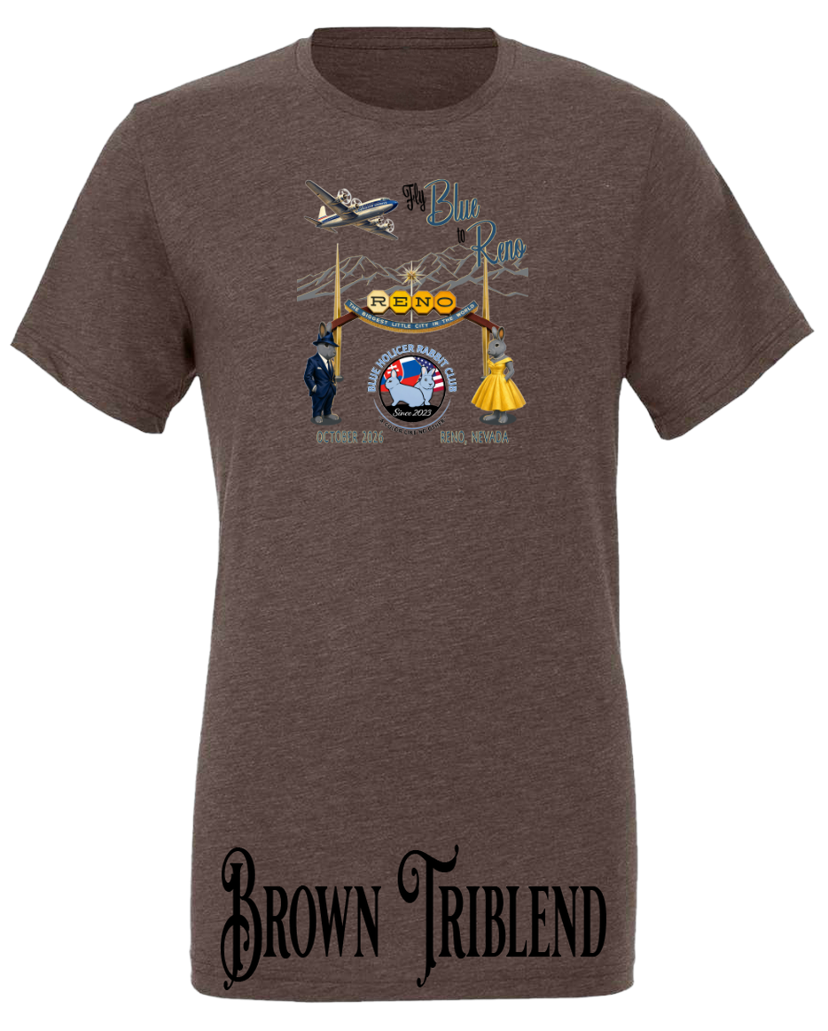 Blue Holicer Fly Blue to Reno T-Shirt
