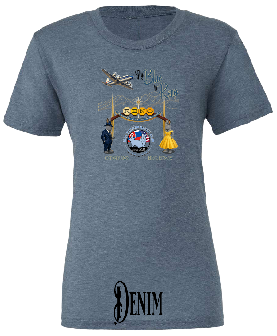 Blue Holicer Fly Blue to Reno T-Shirt