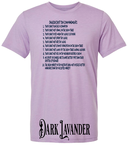 English Spot Commandments T-Shirt