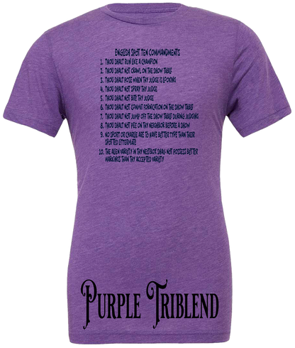 English Spot Commandments T-Shirt