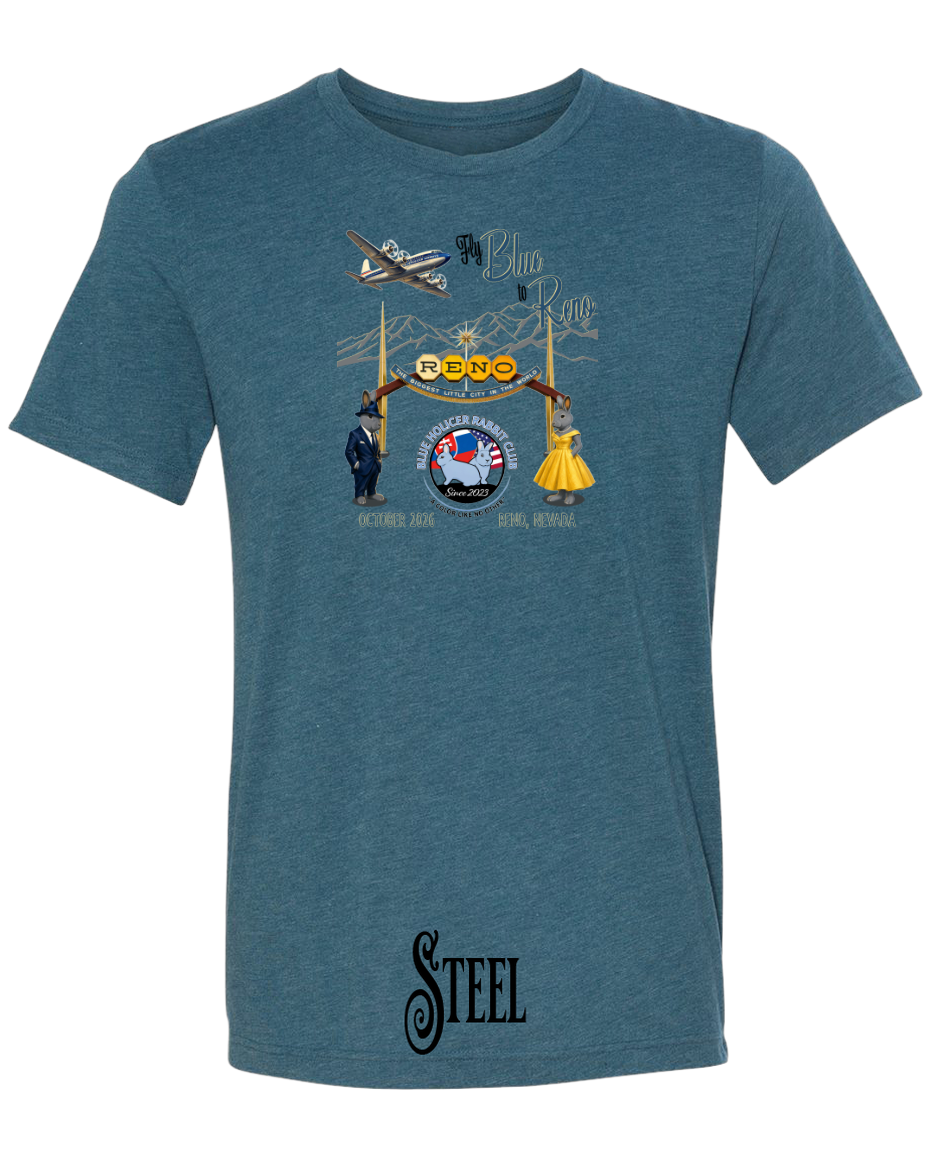 Blue Holicer Fly Blue to Reno T-Shirt