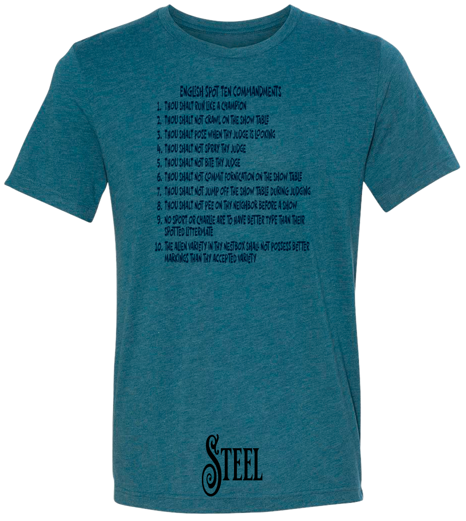 English Spot Commandments T-Shirt