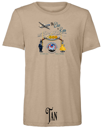 Blue Holicer Fly Blue to Reno T-Shirt
