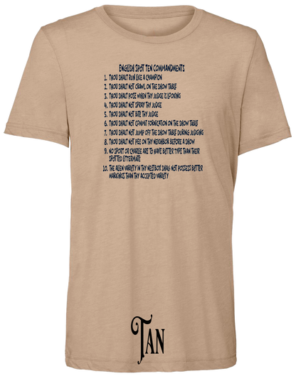 English Spot Commandments T-Shirt
