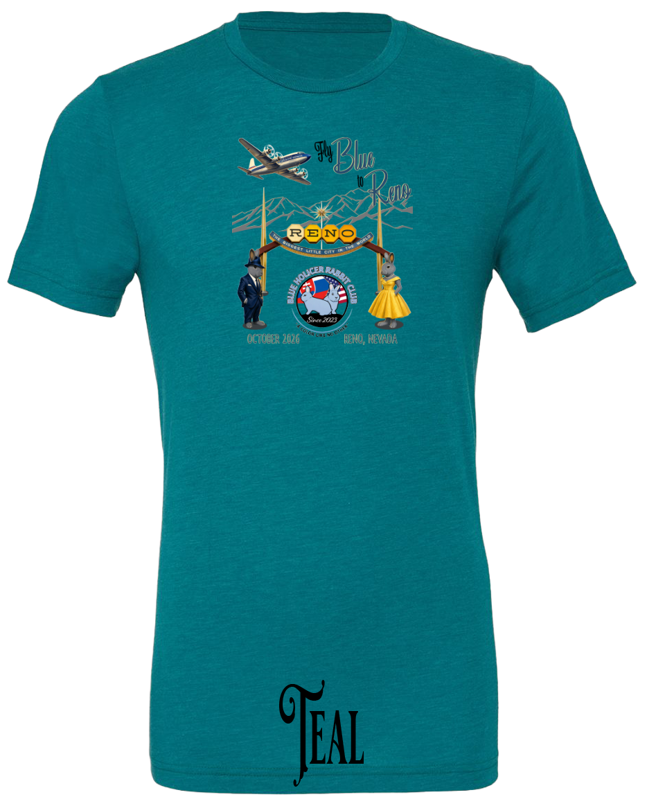Blue Holicer Fly Blue to Reno T-Shirt