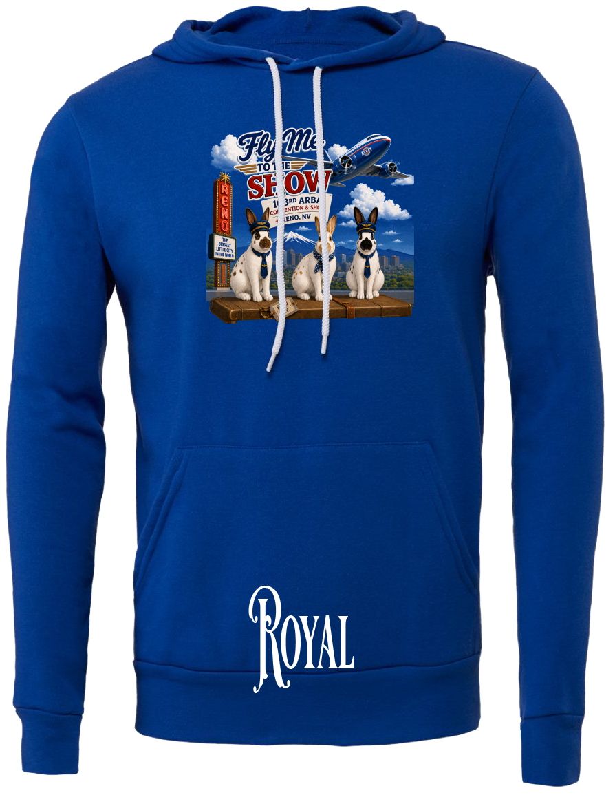 English Spot Fly Me to the Show Hoodie