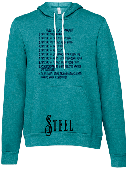 English Spot Commandments Hoodie