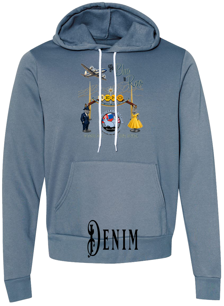 Blue Holicer Fly Blue to Reno Hoodie