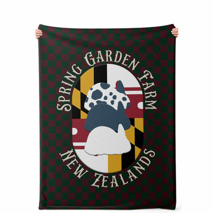 Spring Garden Farm Microfleece Blanket
