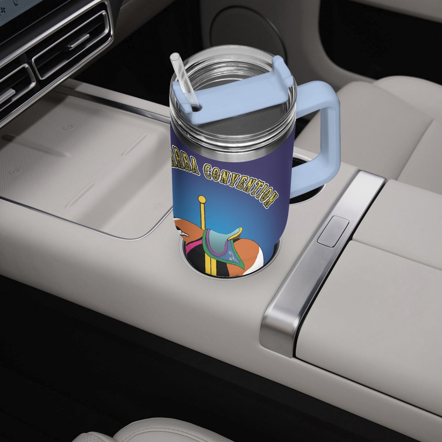 40oz Car Tumbler Cup -101 ARBA Carousel Cavy