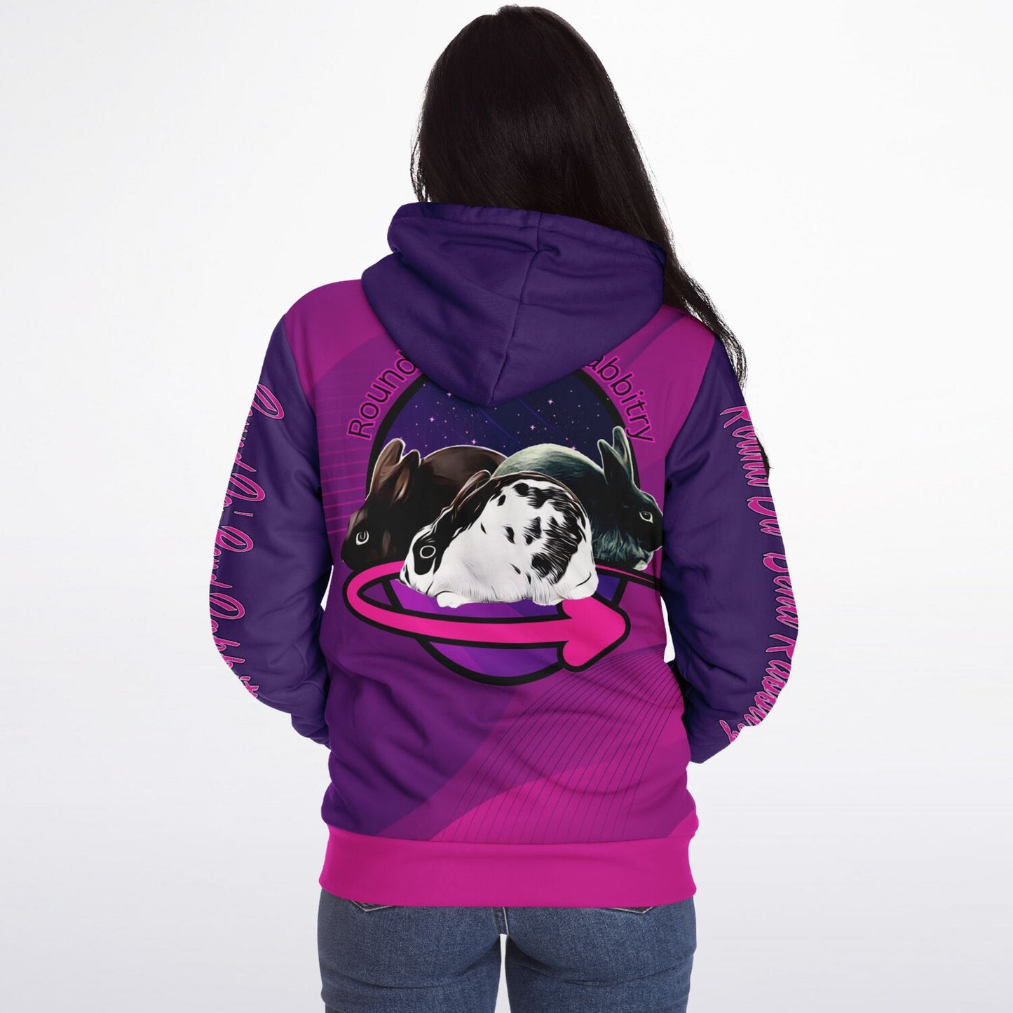 Zip Up Microfleece Jacket Round da Bend Rabbitry