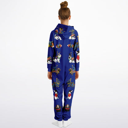 Youth Onesie Carousel Rabbits