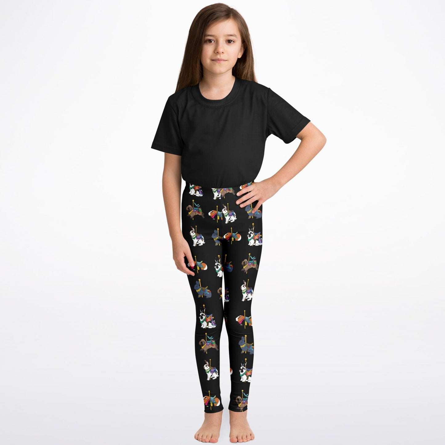 Kids Leggings 101st ARBA Convention Carousel Design