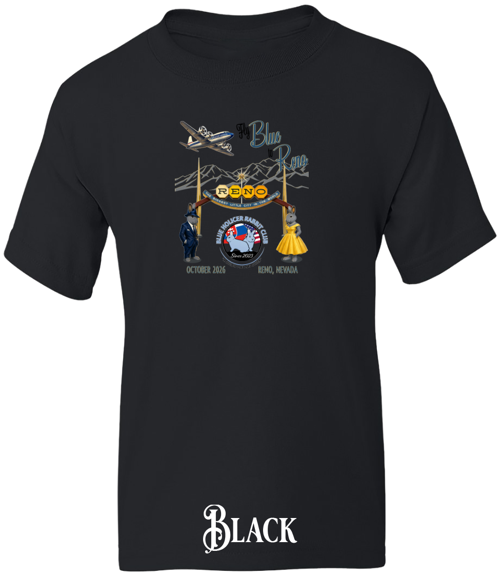 Blue Holicer Fly Blue to Reno YOUTH T-Shirt
