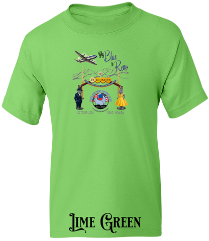 Blue Holicer Fly Blue to Reno YOUTH T-Shirt