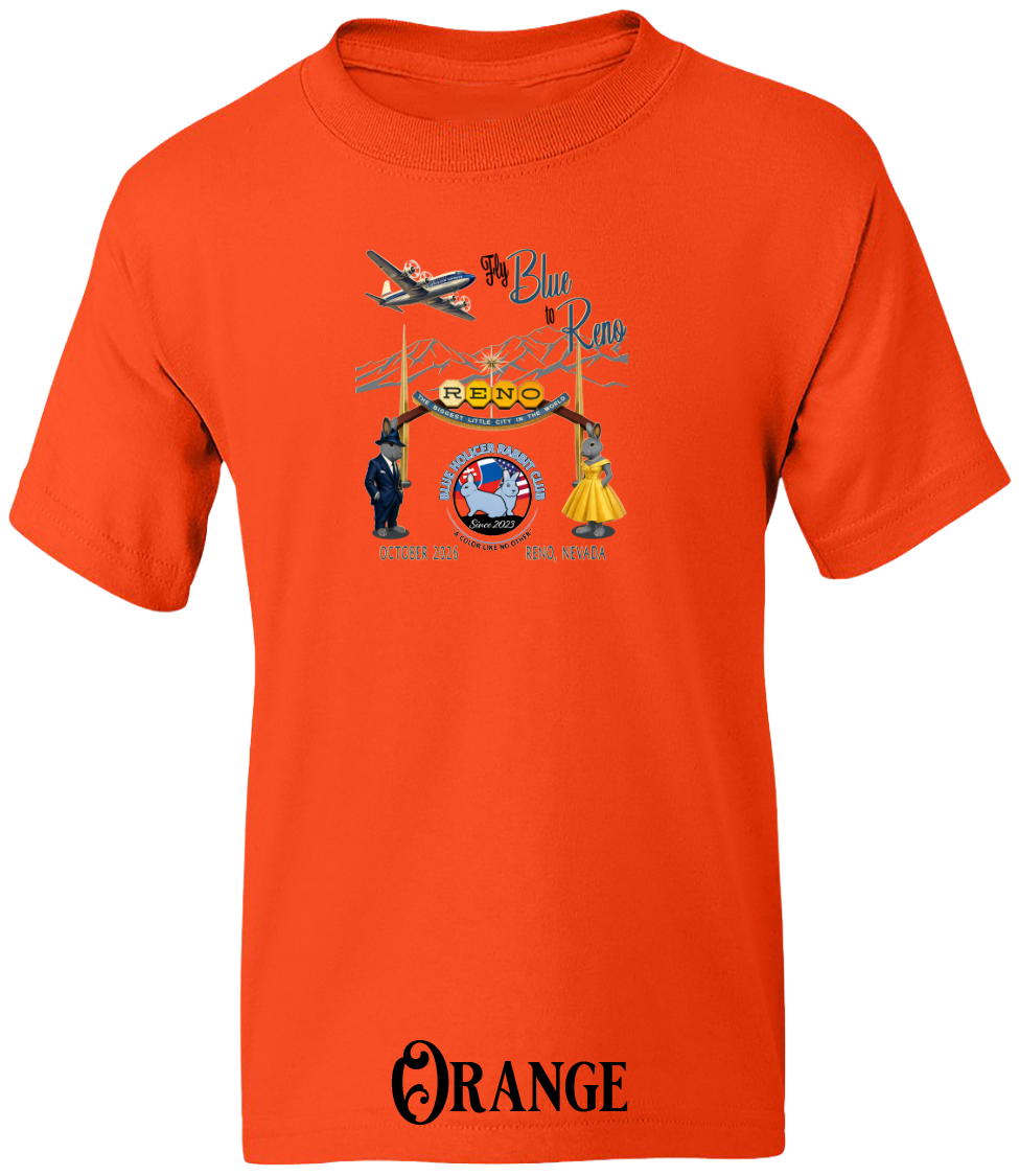 Blue Holicer Fly Blue to Reno YOUTH T-Shirt