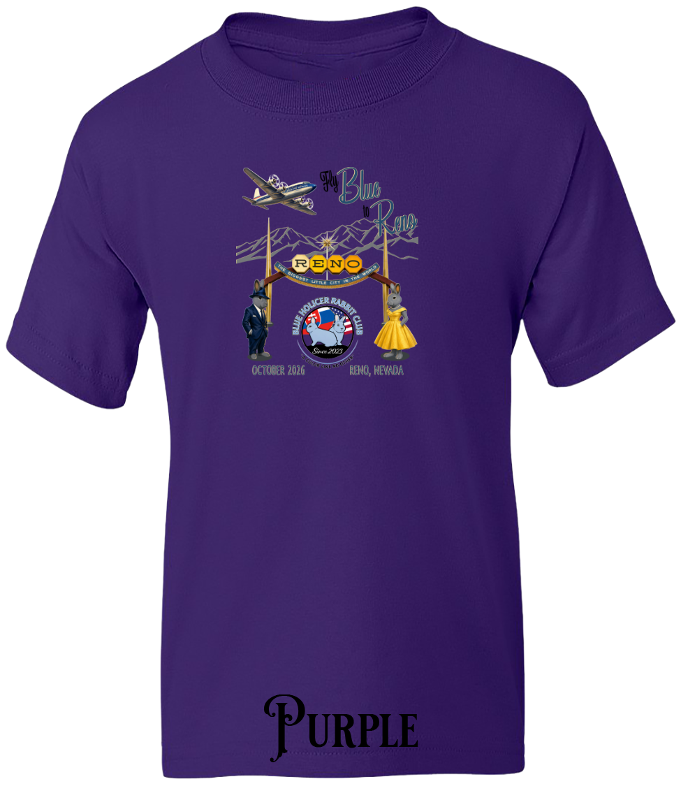 Blue Holicer Fly Blue to Reno YOUTH T-Shirt