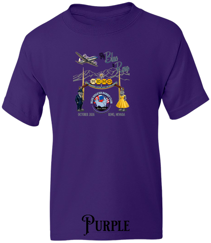 Blue Holicer Fly Blue to Reno YOUTH T-Shirt