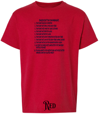 English Spot Commandments YOUTH T-Shirt