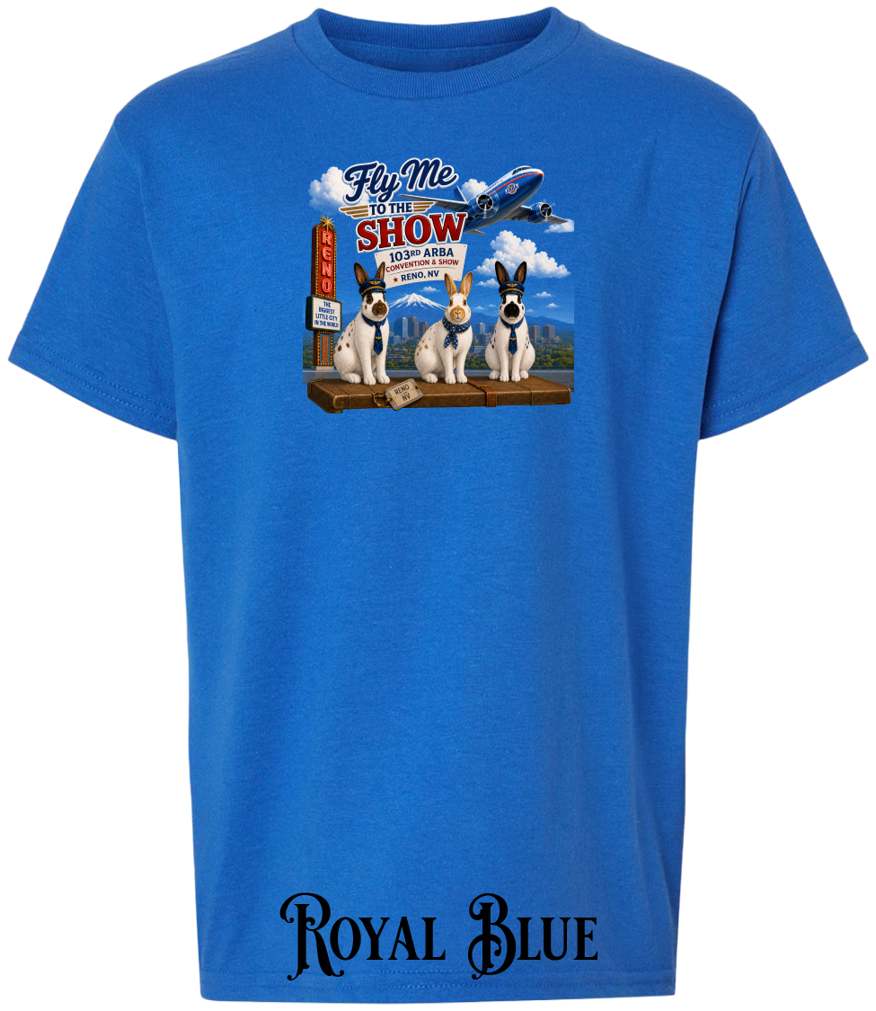 English Spot Fly Me to the Show YOUTH T-Shirt